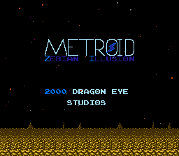 Metroid - Zebian Illusion Title Screen